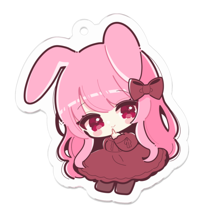 アクリルキーホルダー - 50 x 50 (mm)