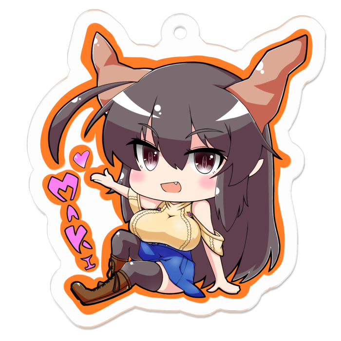 アクリルキーホルダー - 50 x 50 (mm)