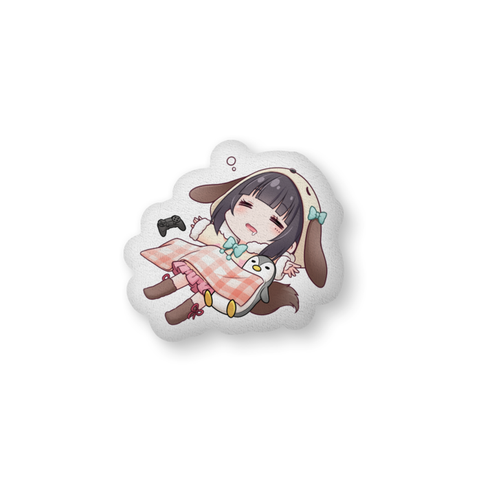 ふかふかクッション　おやすみ- 片面