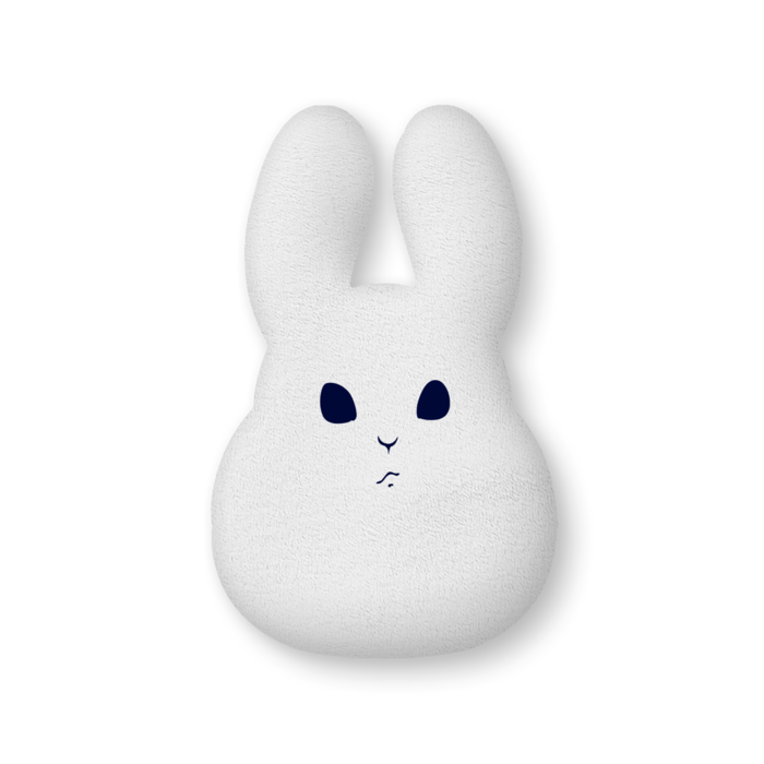 うさぎ顔　顔あり