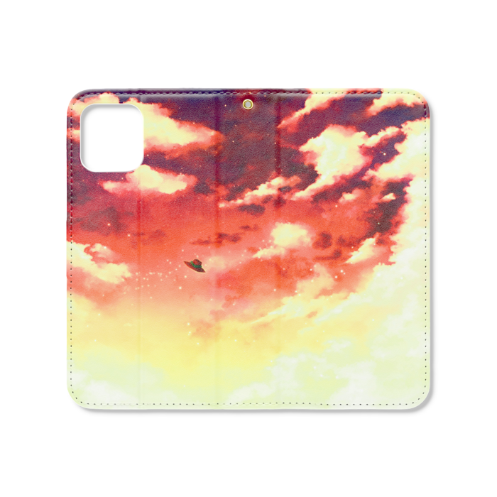 手帳型iPhoneケース(ベルトなし) - iPhone 11 Pro - ストラップ穴 あり