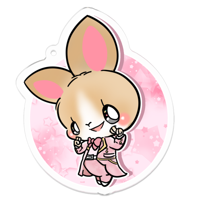 アクリルキーホルダー - 70 x 70 (mm)