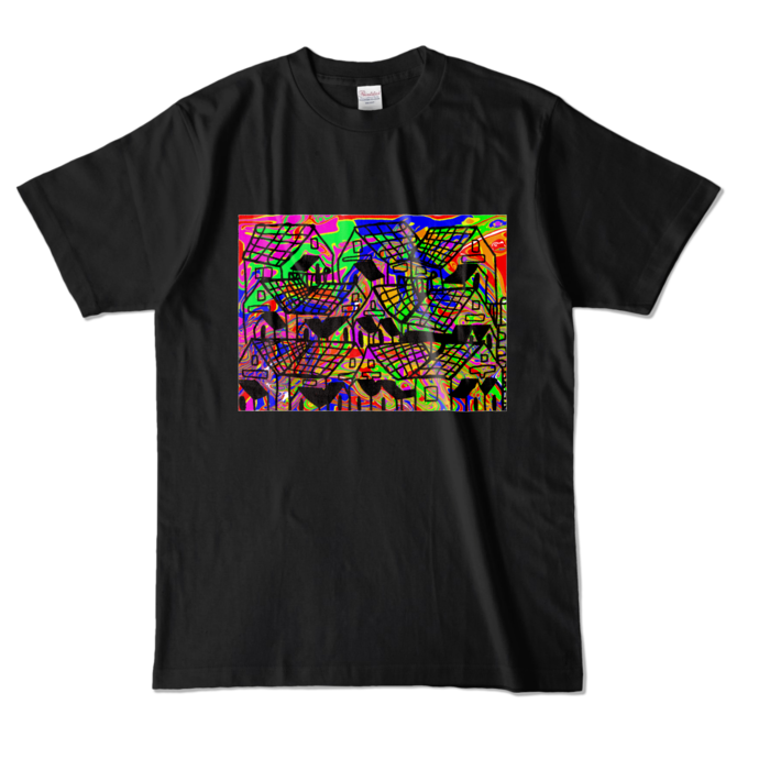 カラーTシャツ - L - ブラック (濃色)