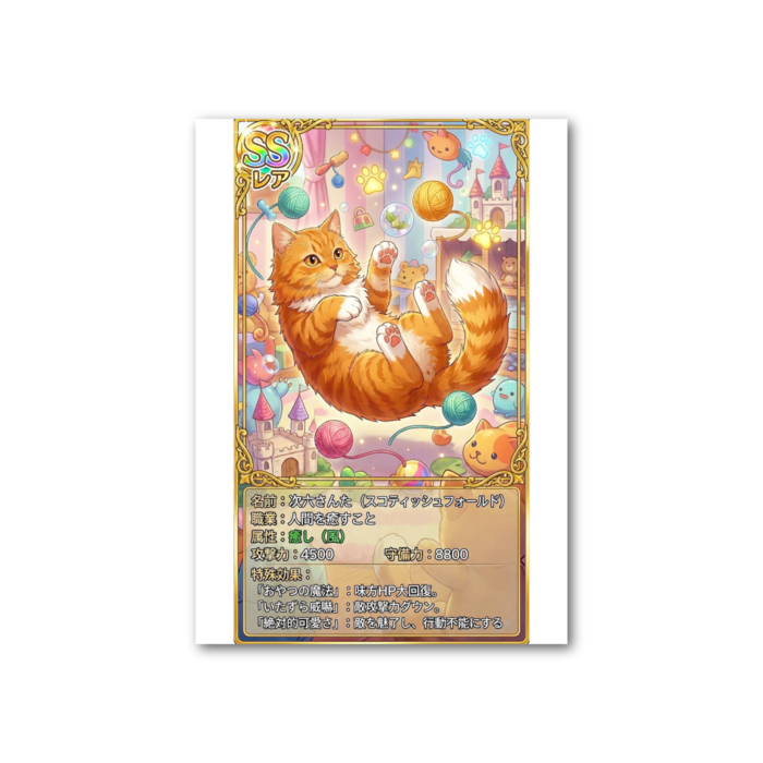 フォト風カード - 縦 - 片面