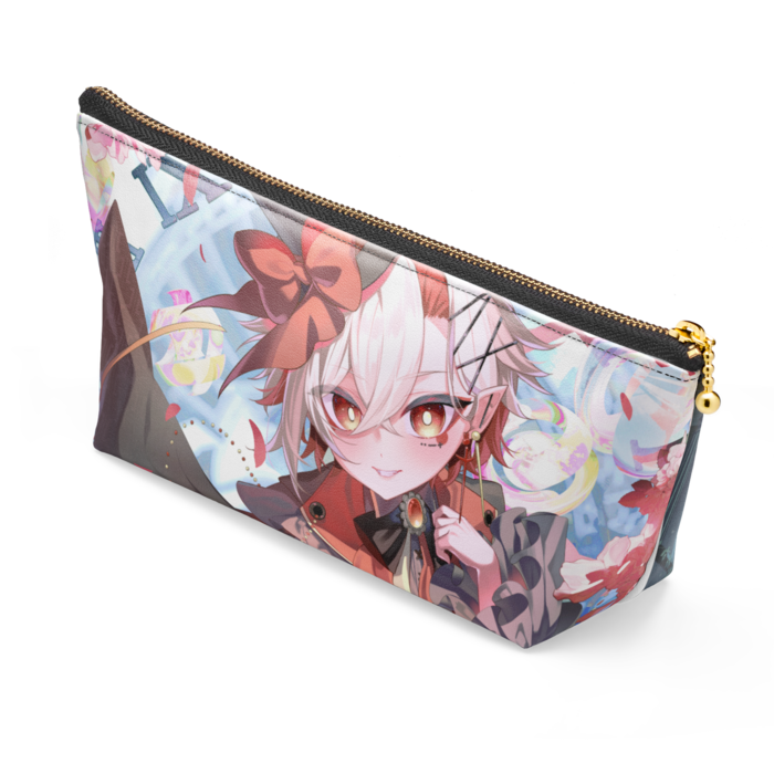 ポーチ - 長さ21.5cm / 高さ10cm - ブラック