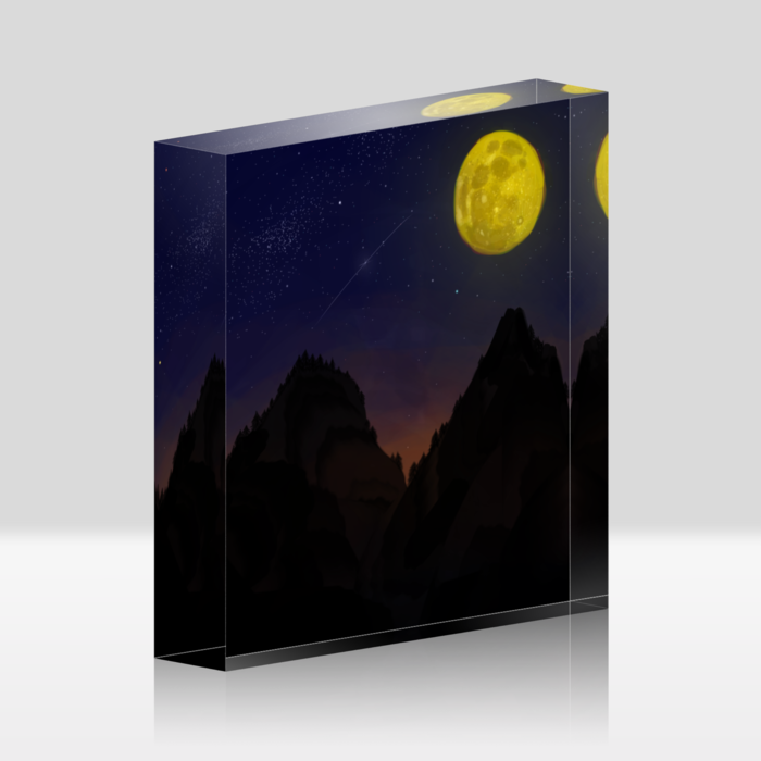 アクリルブロック - 100x100mm