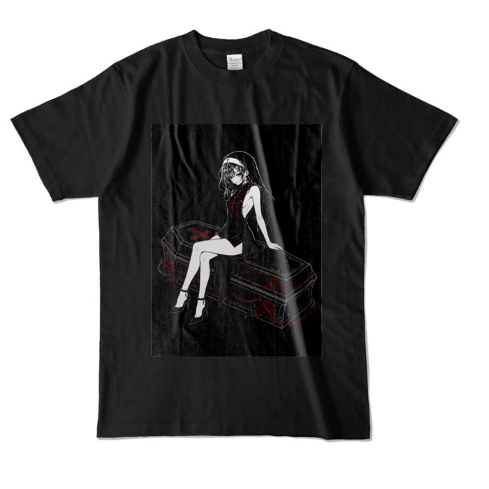 カラーTシャツ - L - ブラック (濃色)