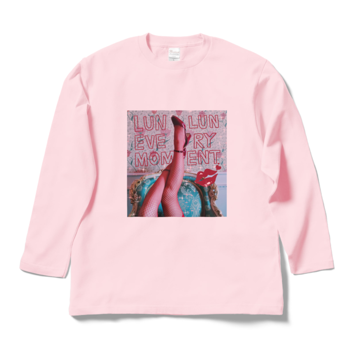 ロングスリーブTシャツ - L - ライトピンク