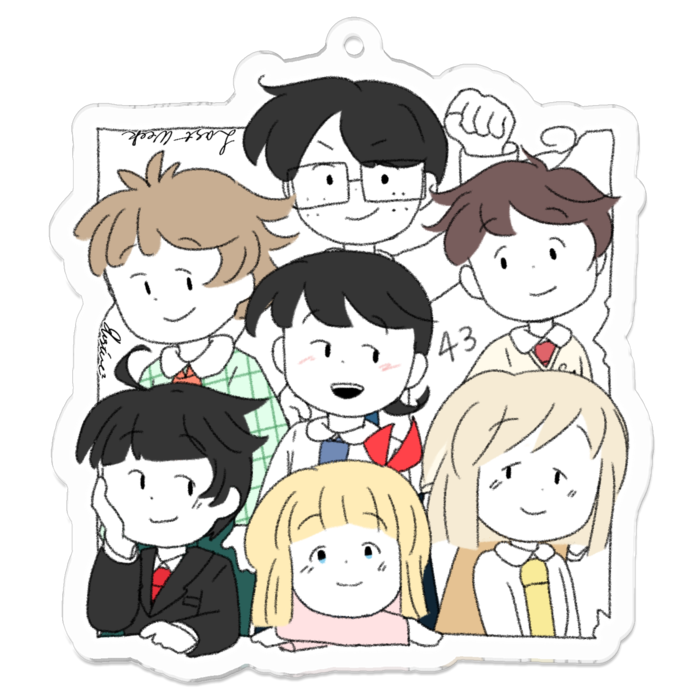 アクリルキーホルダー - 70 x 70 (mm)