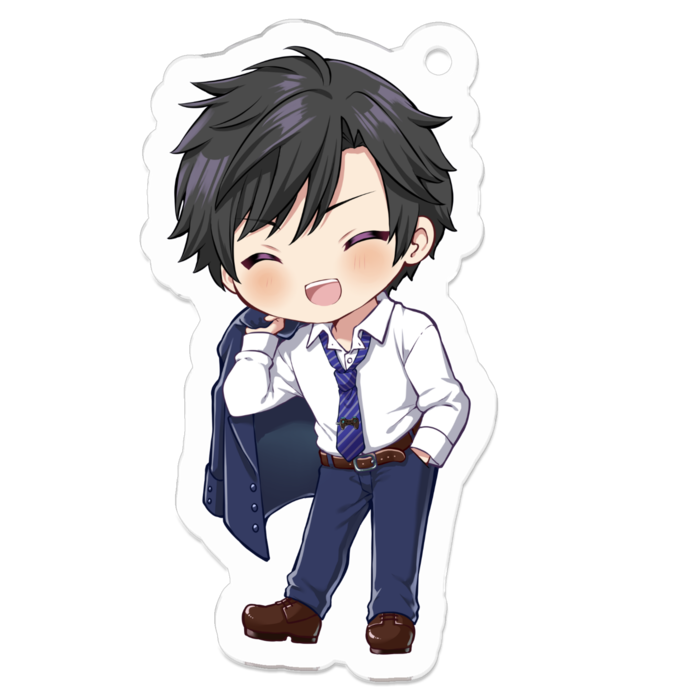 匠乙（にこ）アクリルキーホルダー - 50 x 50 (mm)(1)