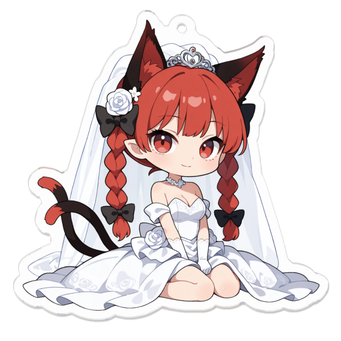 アクリルキーホルダー - 70 x 70 (mm)(キャラのみ)