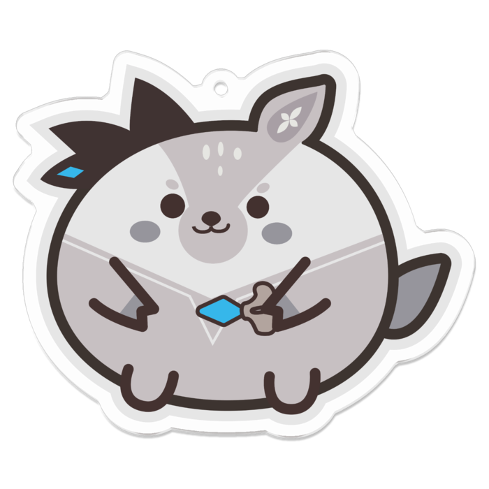 アクリルキーホルダー - 70 x 70 (mm)