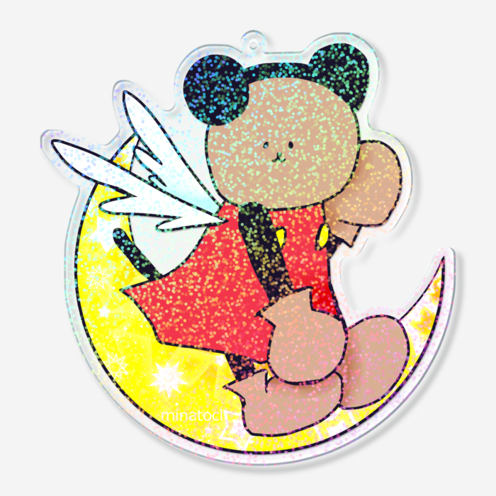 ホログラムアクリルキーホルダー - 100 × 100mm