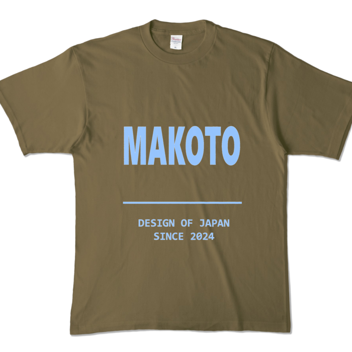 カラーTシャツ - XL - オリーブ (濃色)