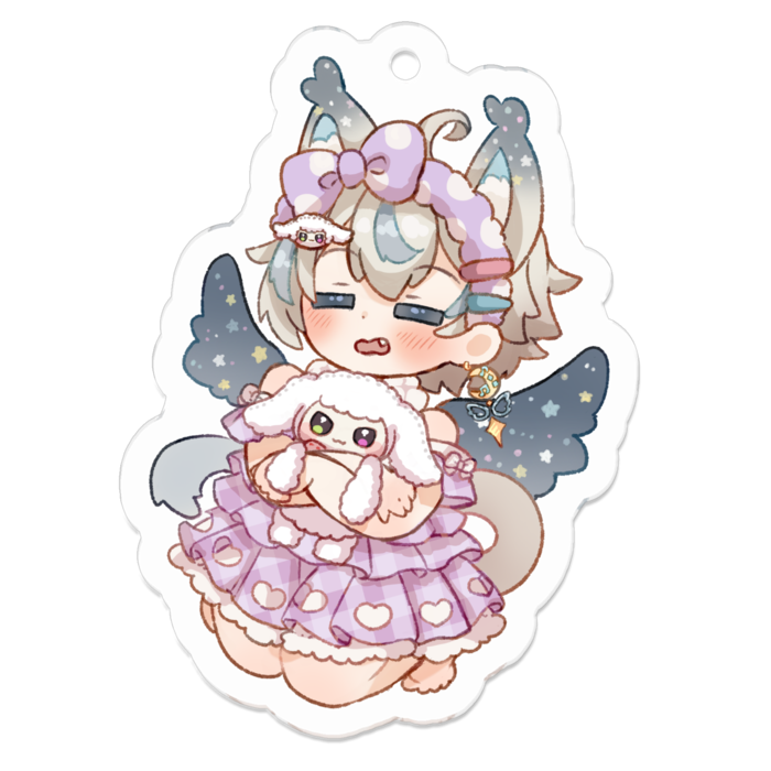 アクリルキーホルダー - 50 x 50 (mm)