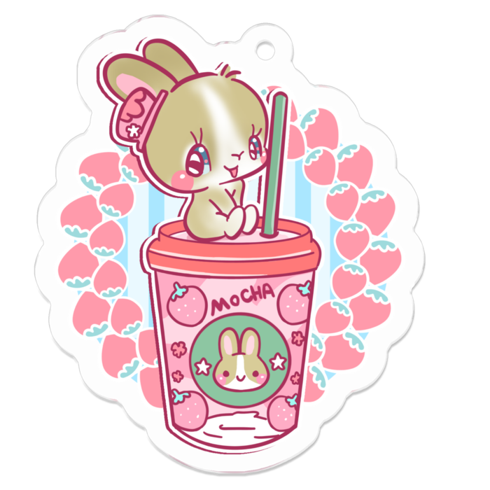 アクリルキーホルダー - 50 x 50 (mm)