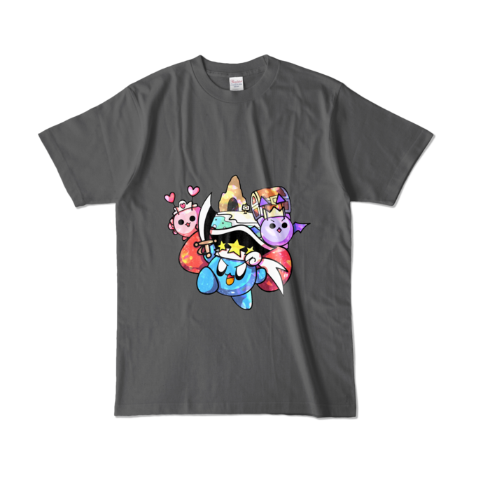 カラーTシャツ - L - チャコール (濃色)