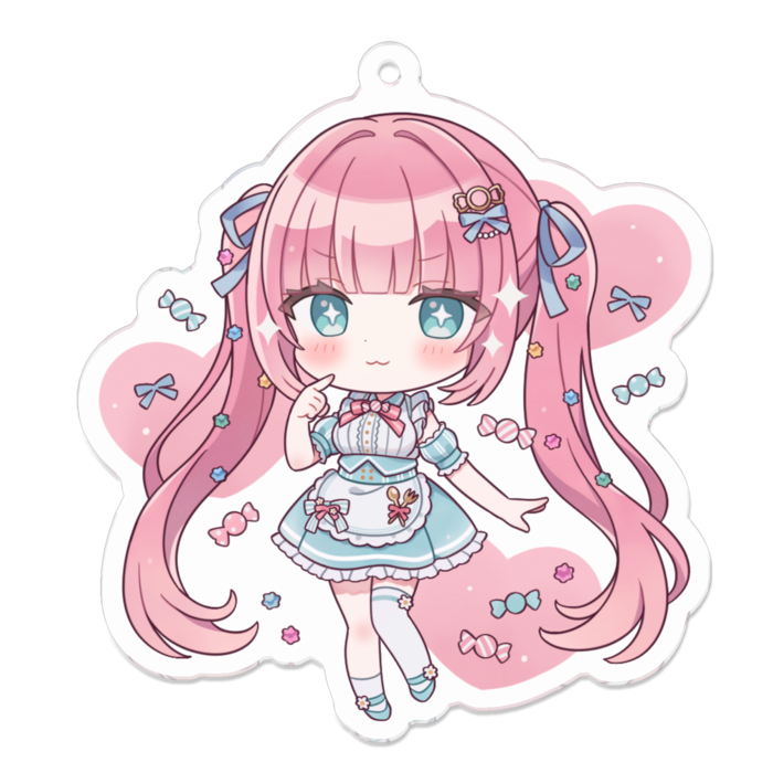 アクリルキーホルダー - 70 x 70 (mm)(1)