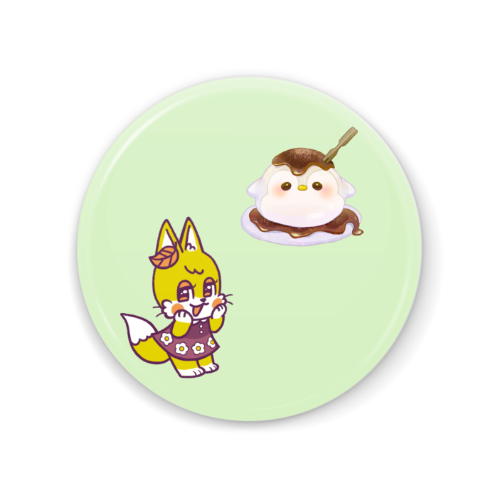 缶ミラー - 56mm(もちゅぎんコラボ)