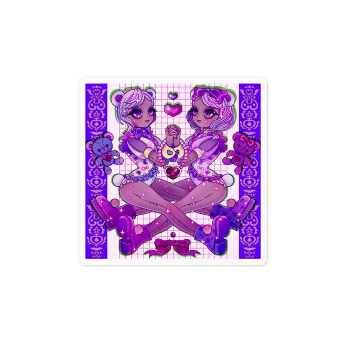 ステッカー - 100 x 100 (mm)