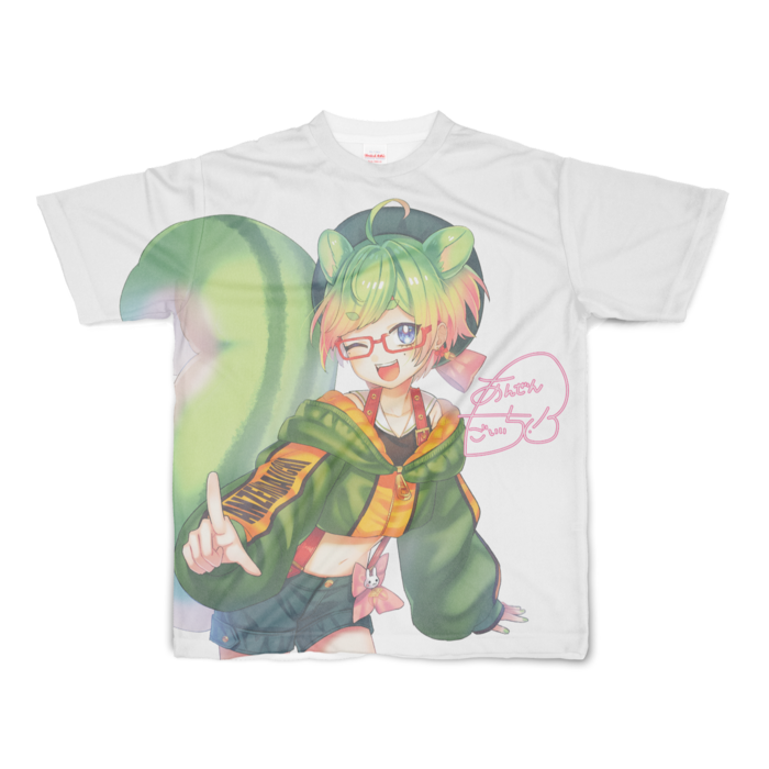 安全だいいち！フルグラフィックTシャツ - S - 正面印刷のみ