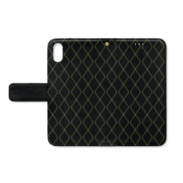 手帳型iPhoneケース - iPhone XS / X - ストラップ穴 あり