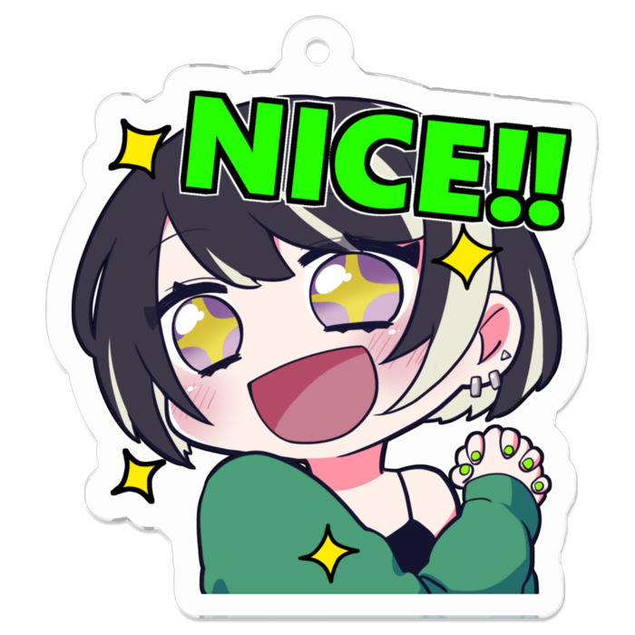 アクリルキーホルダー - 50 x 50 (mm)