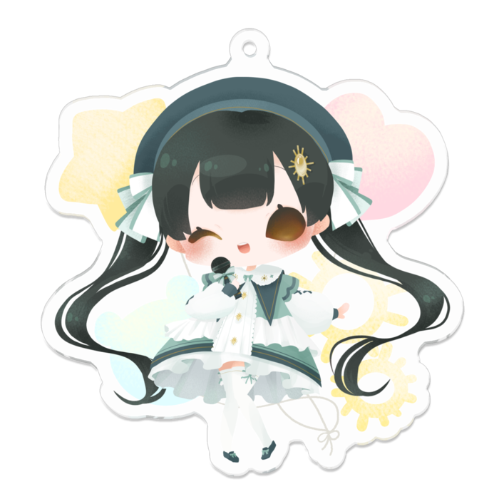 アクリルキーホルダー - 70 x 70 (mm)