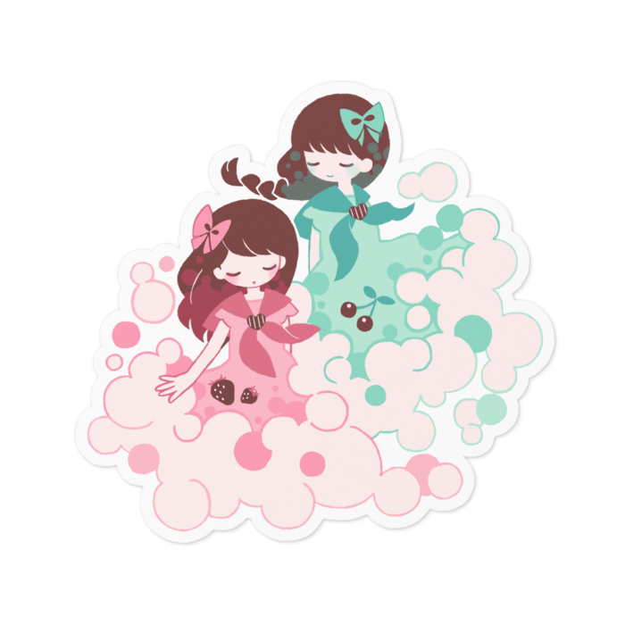 ステッカー - 100 x 100 (mm)