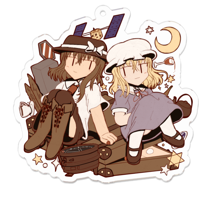 アクリルキーホルダー - 70 x 70 (mm)