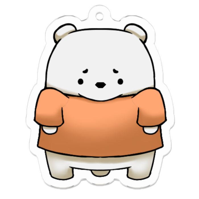 はくおう君アクリルキーホルダー４