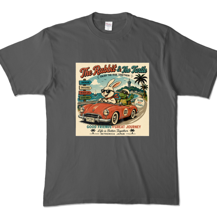カラーTシャツ - XL - チャコール (濃色)