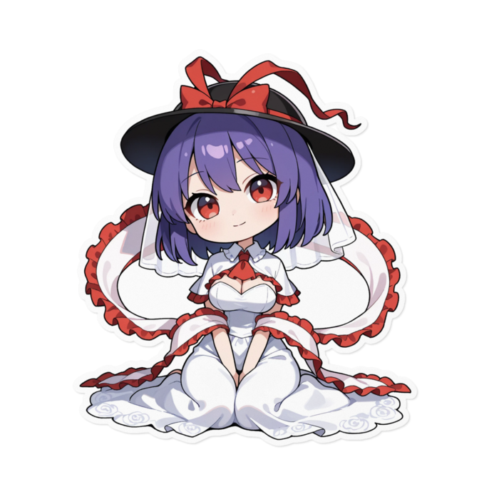 ステッカー - 160 x 160 (mm)(キャラのみ)