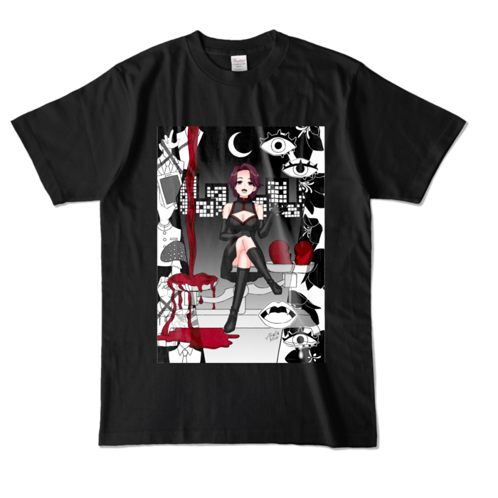 カラーTシャツ - L - ブラック (濃色)