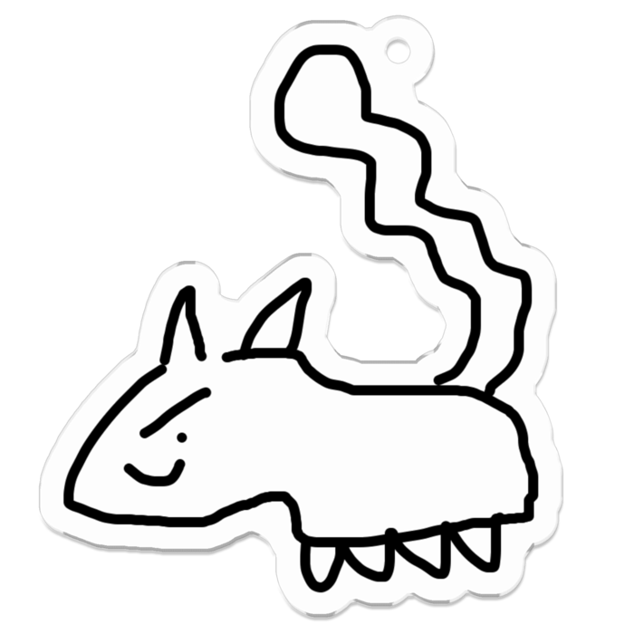 アクリルキーホルダー - 50 x 50 (mm)