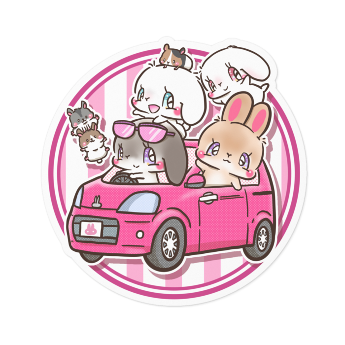 ステッカー - 100 x 100 (mm)