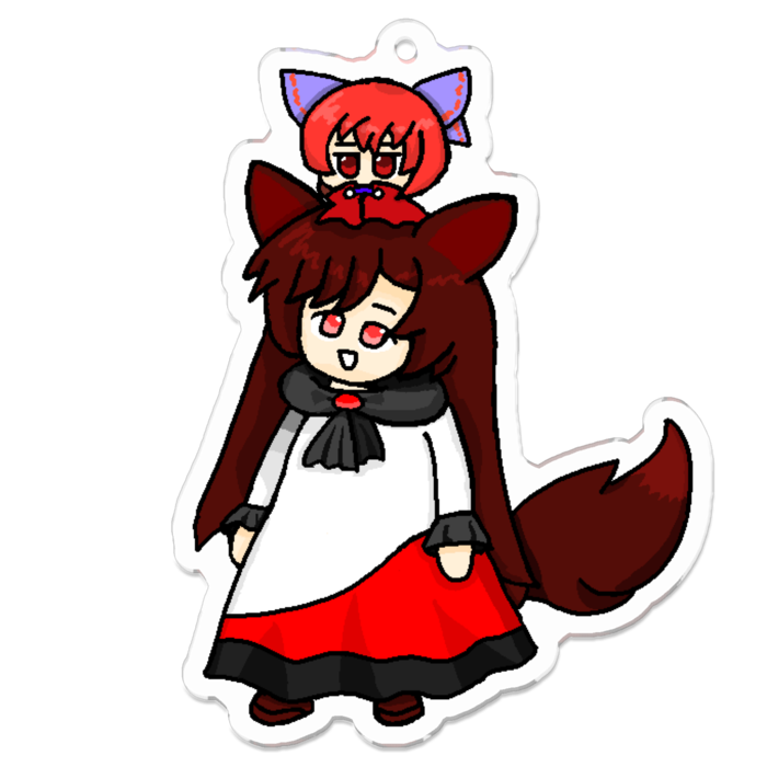 アクリルキーホルダー - 70 x 70 (mm)