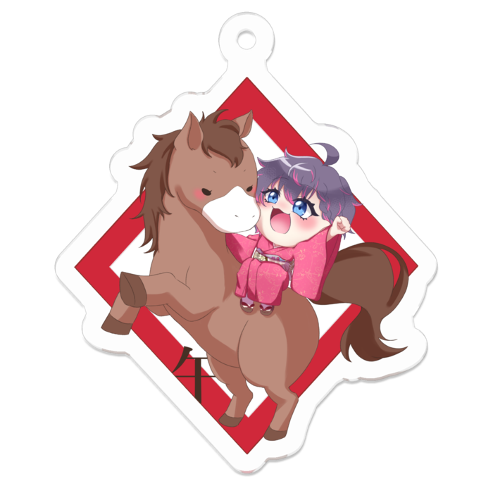 アクリルキーホルダー - 50 x 50 (mm)