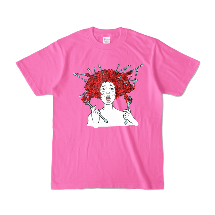 カラーTシャツ - S - ピンク (濃色)