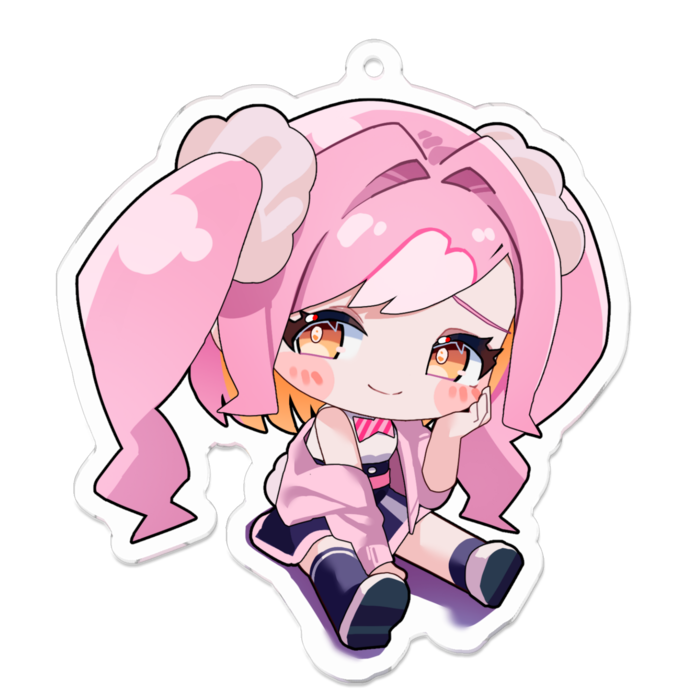 アクリルキーホルダー - 70 x 70 (mm)