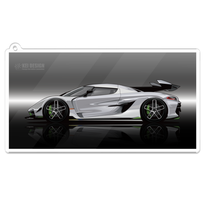 アクリルキーホルダー - 100 x 100 (mm)