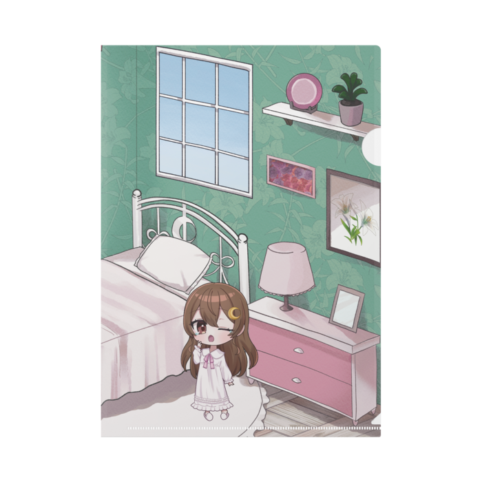 クリアファイル おはよう