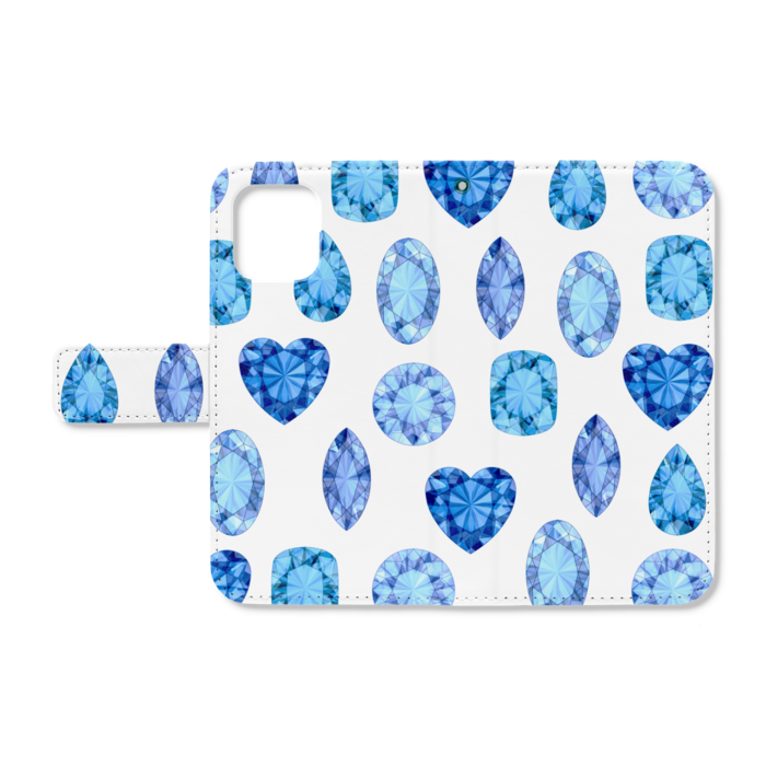 手帳型iPhoneケース - iPhone12 mini - ストラップ穴 あり