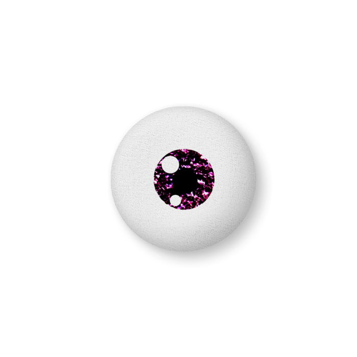 ほうせきめだまクッション(ピンクトルマリン) - 中（H36×W56cm） - 片面