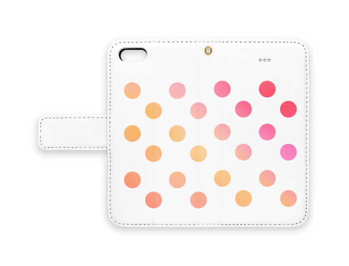 手帳型iPhoneケース - iPhone5 - ストラップ穴 あり