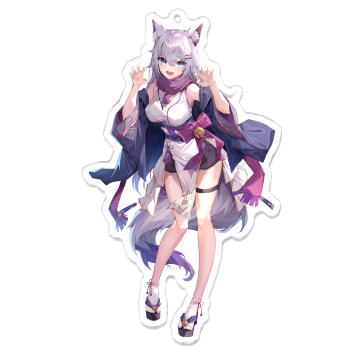 アクリルキーホルダー - 100 x 100 (mm)