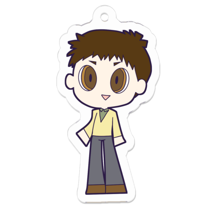 アクリルキーホルダー（コーティング） - 50 x 50 (mm)