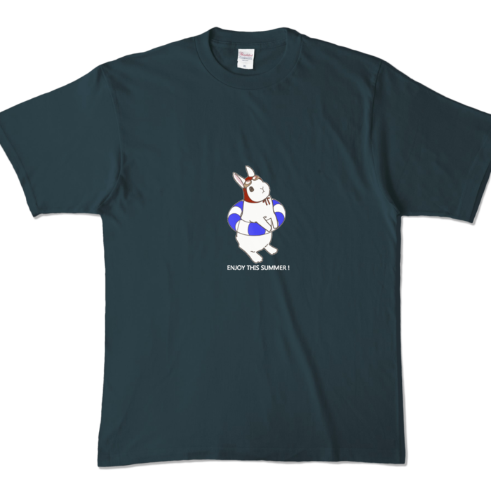 カラーTシャツ - XL - デニム (濃色)