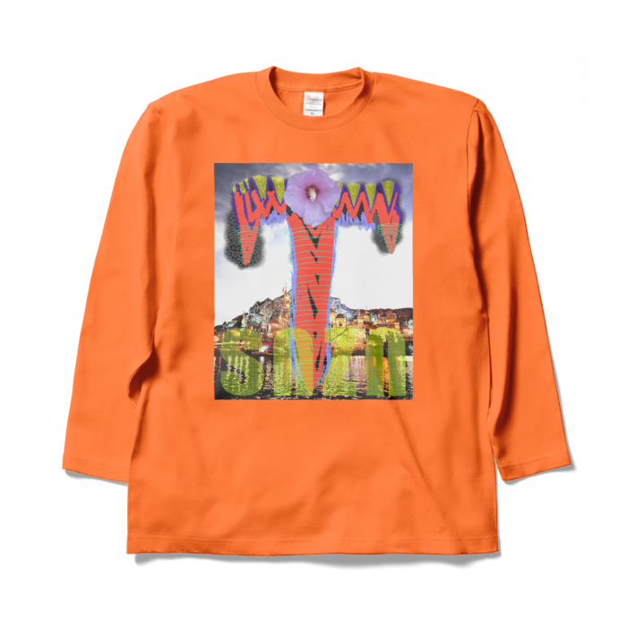 ロングスリーブTシャツ - XL - オレンジ