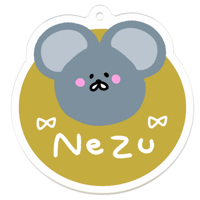 アクリルキーホルダー - 50 x 50 (mm)